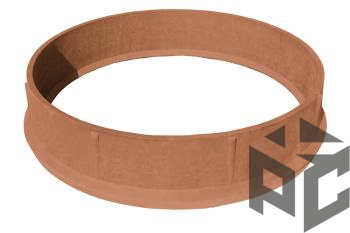 Кольцо колодца полимер Ду750х200мм от производителя "Рускон"