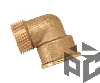 Уголок латунь ВР/НР Ду 20 (3/4") от производителя "Рускон"