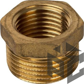 Футорка латунь НР/ВР Ду 25x40 (1"х1 1/2") от производителя "Рускон"