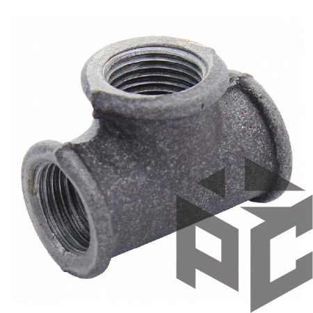 Тройник чугун ВР/ВР/ВР Ду 15 (1/2") от производителя "Рускон"